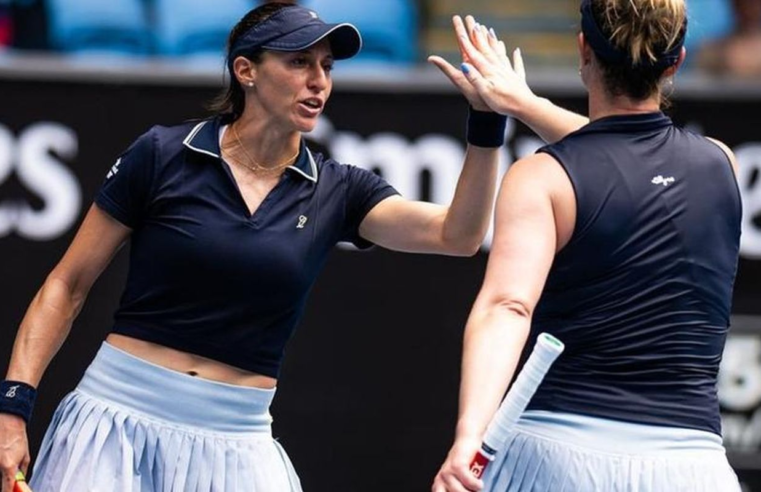 Dupla de Stefani vence 2º jogo e vai às quartas do WTA 1000 de Doha