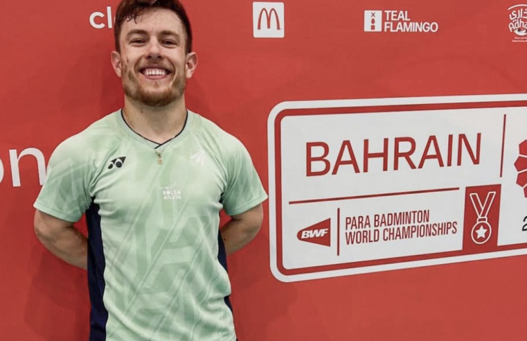 Brasil encerra Mundial de parabadminton com bronze de Vitor Tavares