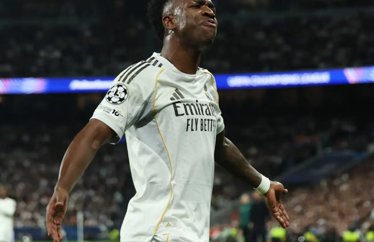 Vini Jr brilha e ajuda Real a despachar Benfica na Liga dos Campeões