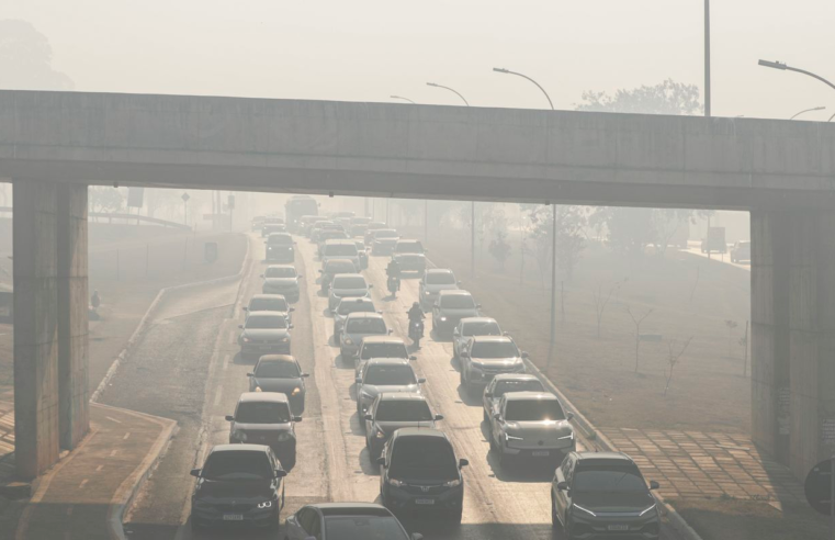 Concentração de poluentes no ar ultrapassa limites em todo o país