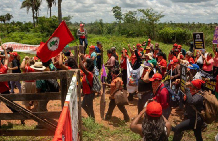 Contra violência e por reforma agrária, mulheres do MST ocupam terras