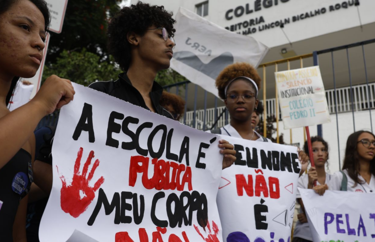 Alunos do Pedro II pedem aulas para enfrentar a violência de gênero