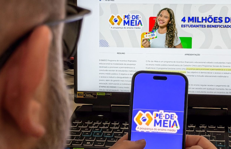 Pé-de-Meia: governo credita pagamento para nascidos em maio e junho