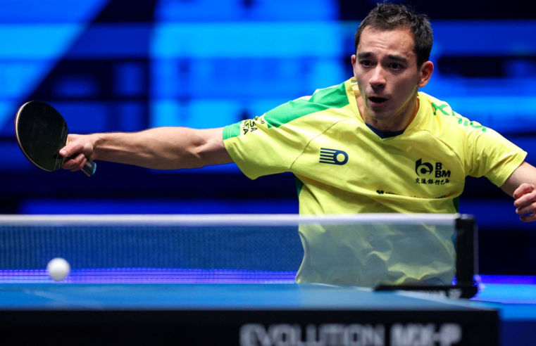 Calderano bate croata e vai às quartas de WTT WTT Champions, na China