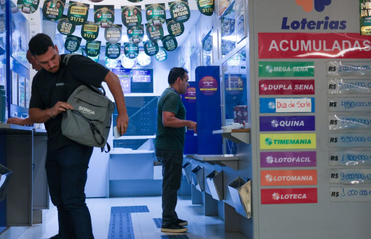 Mega-Sena acumula novamente e prêmio principal vai para R$ 105 milhões
